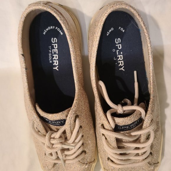 Sperry Pier View Confetti Sparkle Sneaker - Picture 7 of 9